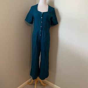 Sea blue jumpsuit